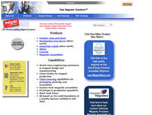 Tablet Screenshot of magnetsales.com
