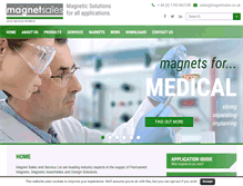 Tablet Screenshot of magnetsales.co.uk